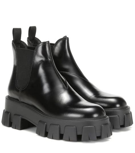 prada chunky boots|prada chelsea boots women's.